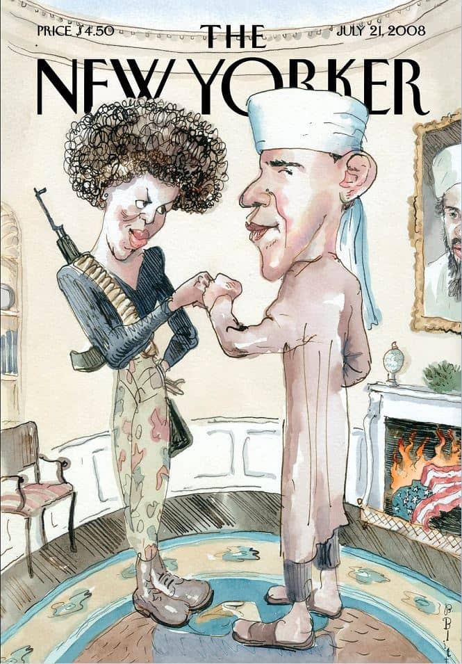 Obama's--Muslim, Terrorists, New Yorker, July 21, 2008